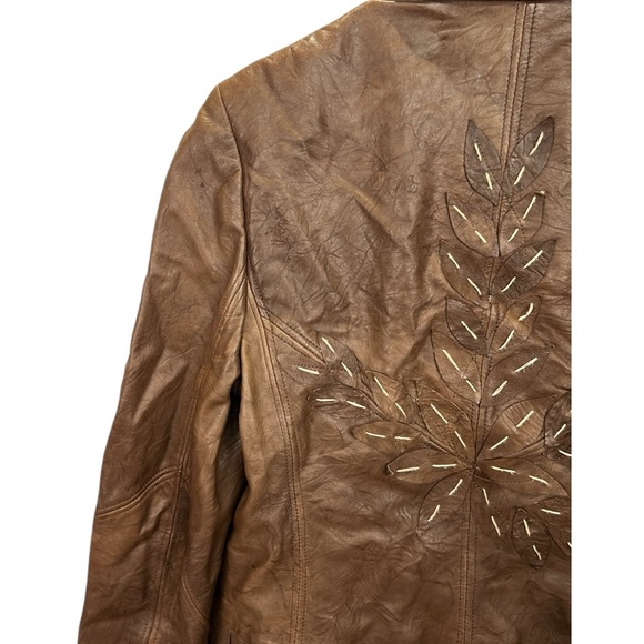 Beautiful vintage brown leather jacket - Picture 10 of 12